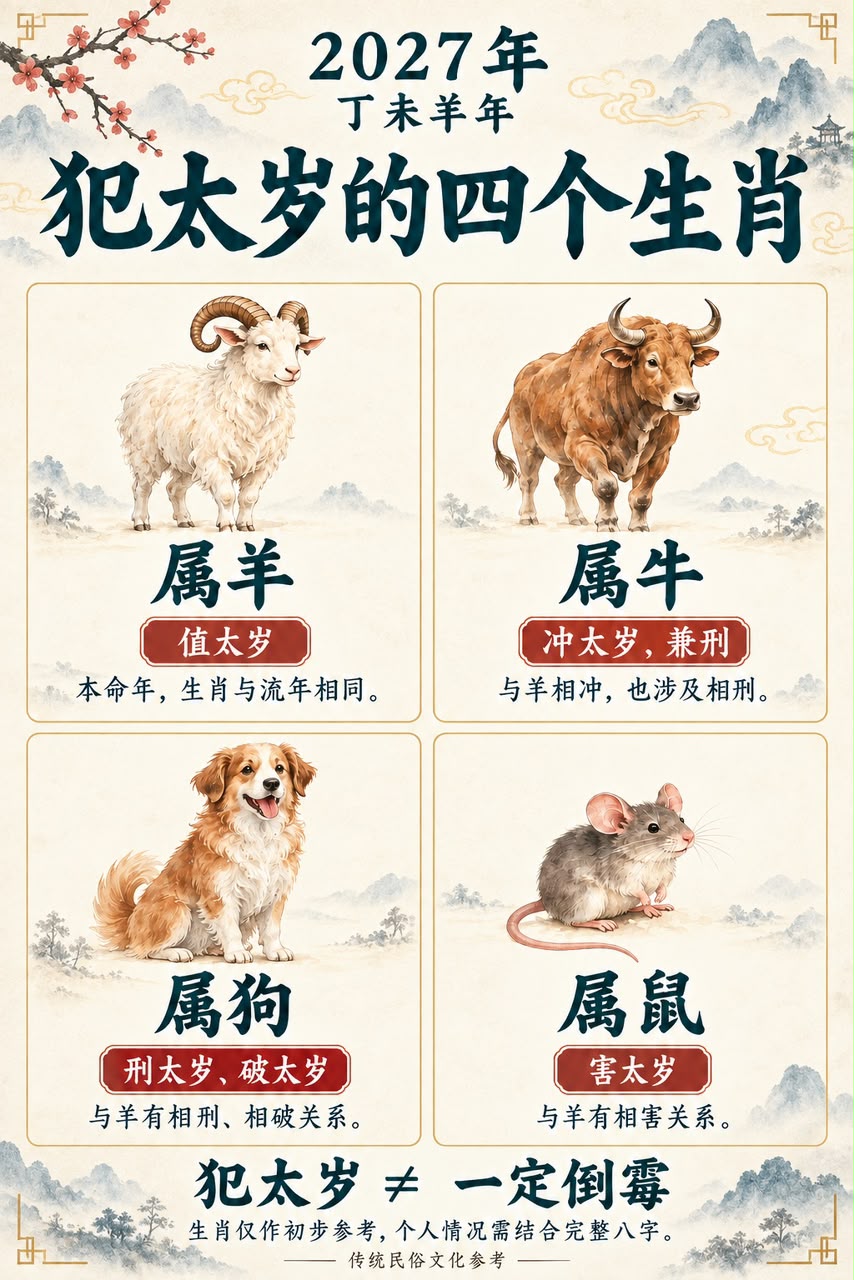 2027丁未年：看懂太岁关系