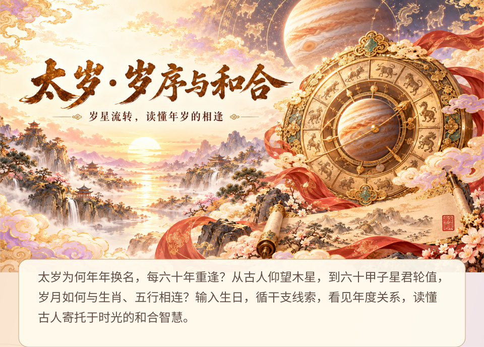 太岁 · 岁序与和合